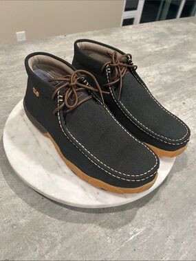 Twisted X Work charcoal Chukka Boots with Gum Sole size 10